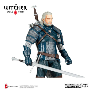 The Witcher Geralt of Rivia (Viper Armor: Teal Dye) 18 cm